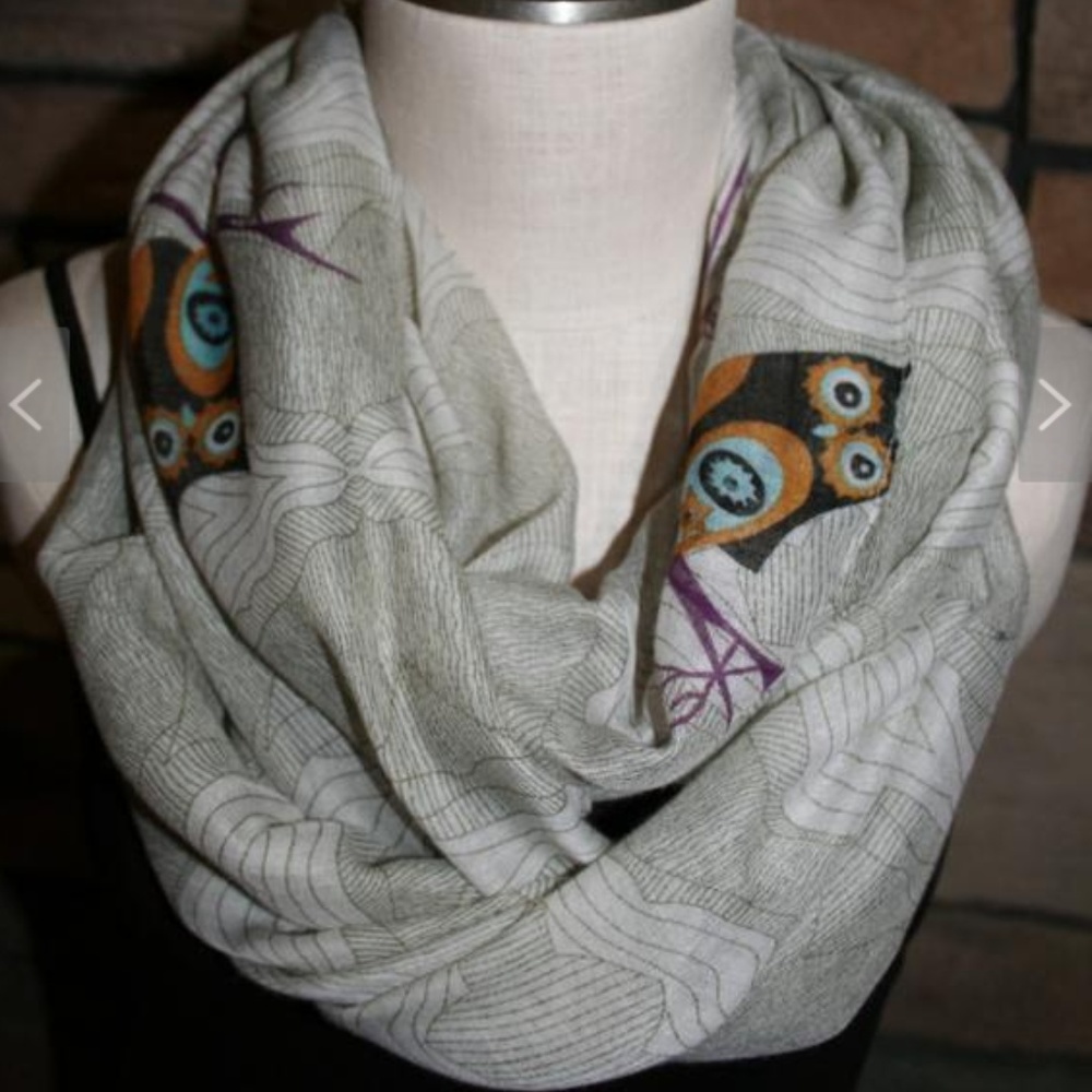 Owl Infinity Scarf